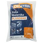 Płachta gruba PLANDEKA dł. 6 m szer. 4 m DEXTER