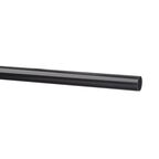 Drążek do karnisza 200 cm czarny 20 mm INSPIRE metalowy