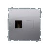 Gniazdo pojedyncze HDMI BASIC MODUŁ stal inox KONTAKT SIMON