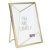Ramka na zdjęcia DIRO 15 x 20 cm złota aluminiowa