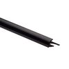 Profil do glaury zewnetrzny półokrągły PVC 10 mm / 2.5 m Czarny Standers