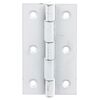 Zawias 44 x 82 mm przykręcany ocynkowany biały