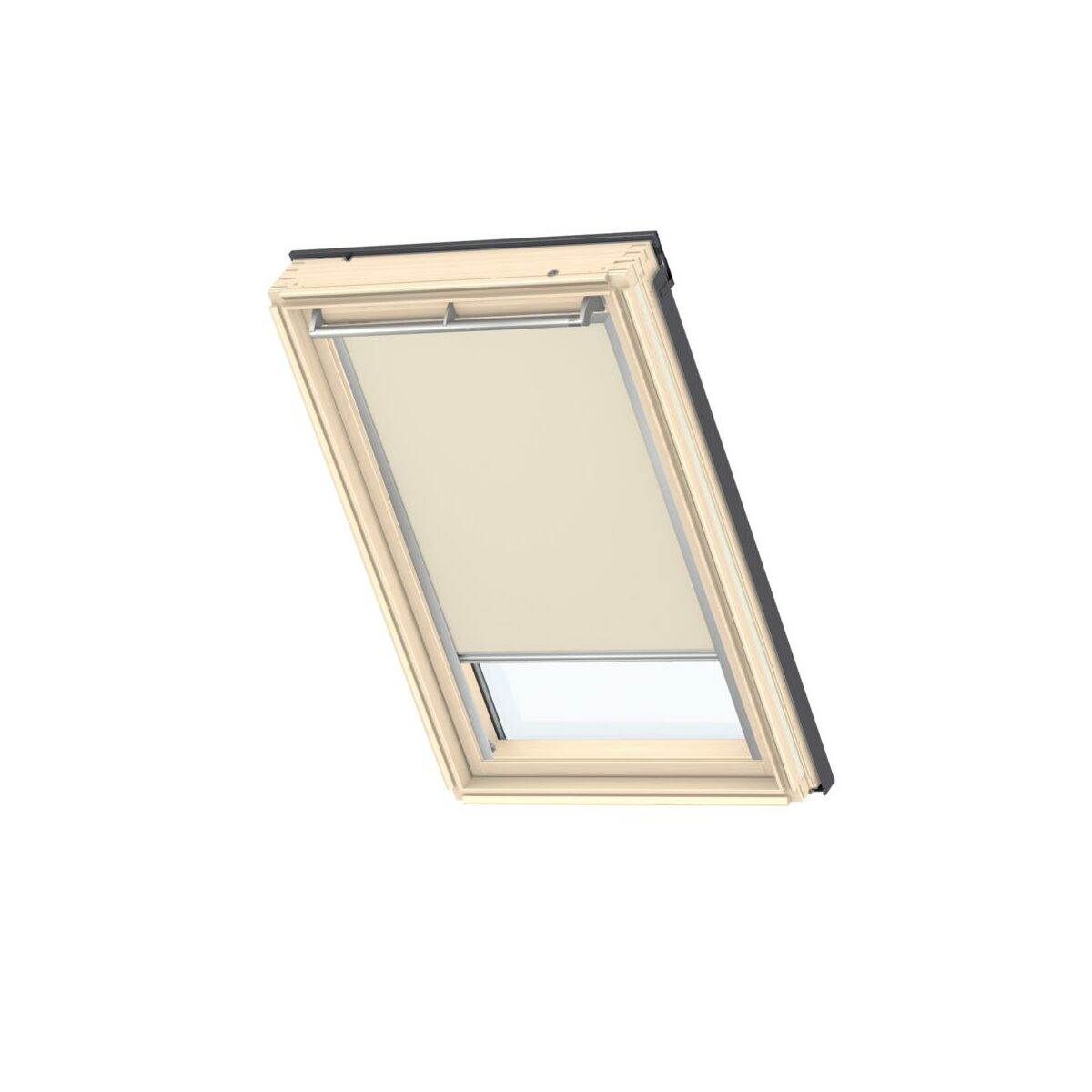 Roleta zaciemniająca do okna dachowego DKL MK06 4556S Ciemnobeżowa 78 x 118 cm Velux