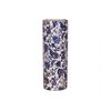 Wazon ceramiczny w niebieskie kwiaty wys. 31 cm