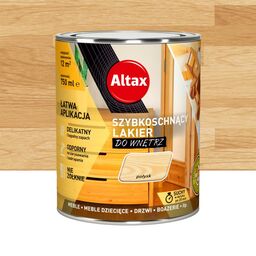 Lakier SZYBKOSCHNĄCY DO WNĘTRZ 0.75 l Bezbarwny Połysk ALTAX