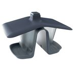 Karmnik plastikowy 28 x 18,5 x 17,3 cm podwójny szary BIRDYFEED IBFD PROSPERPLAST