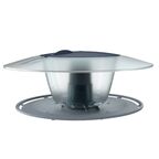 Karmnik plastikowy 29,4 x 25,8 x 12,2 cm okrągły szary BIRDYFEED IBFR PROSPERPLAST