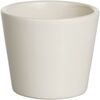 Osłona doniczki ceramiczna 12 cm kremowa PRYMULA/POINSECJA