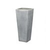 Wazon ceramiczny wys. 26 cm szary beton