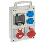 Rozdzielnica elektryczna bez wyposażenia RS 1 / 4 6213 - 00 / 2 X 2P + Z 2 X 3P + N + Z 16 / 32 ELEKTRO-PLAST