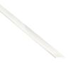 Płaskownik aluminiowy 2.6 m x 20 x 2 mm satynowy biały STANDERS