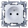 Gniazdo pojedyncze NILOE aluminium LEGRAND