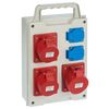 Rozdzielnica elektryczna bez wyposażenia RS 6215 - 00 / 2 X 2P + Z 3 X 3P + N + Z 16 / 32A ELEKTRO-PLAST