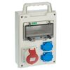 Rozdzielnica elektryczna bez wyposażenia RS 1 / 8 6216 - 00 / 2 X 2P + Z 3P + N + Z BS ELEKTRO-PLAST