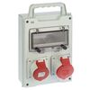 Rozdzielnia siłowa RS 1 / 8 6216 - 20 / 2 X 3P + N + Z 400V BS ELEKTRO - PLAST