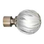 Końcówka do karnisza ACRYLIC antyczne złoto 20 mm 2 szt. INSPIRE