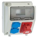 Rozdzielnica elektryczna bez wyposażenia RS 1 /9 6231 - 00 / 2 X 2P + Z 3P + N + Z 16A ELEKTRO-PLAST