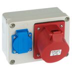 Rozdzielnica elektryczna bez wyposażenia RS 6262 - 00 / 2P + Z 3P + N + Z 32A ELEKTRO-PLAST