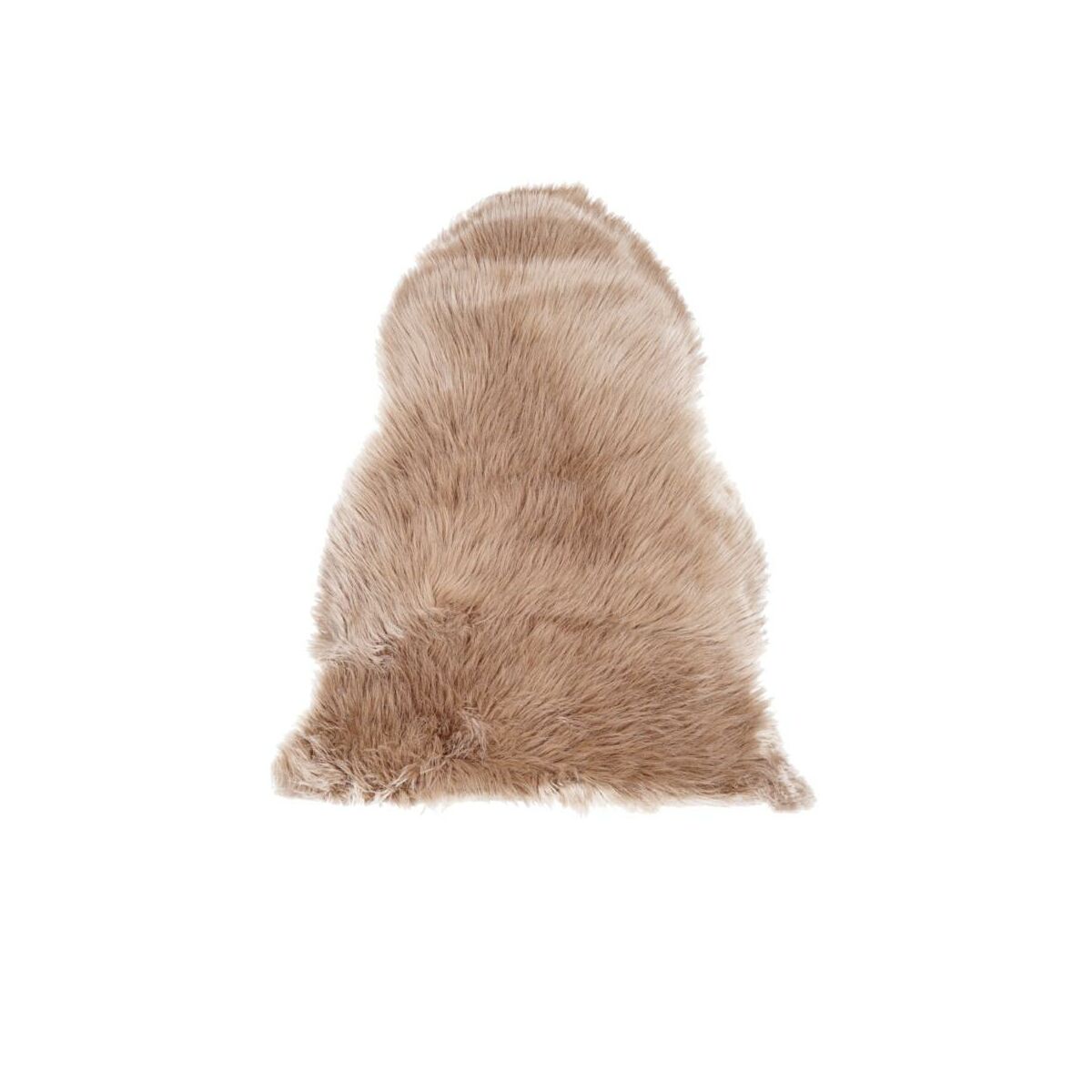 Dywan sztuczna skóra owcy jasnobrązowy 50 x 70 cm