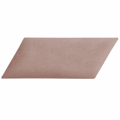 Panel ścienny tapicerowany równoległobok lewy mały 15x30 cm różowy Letto 60 Fllow