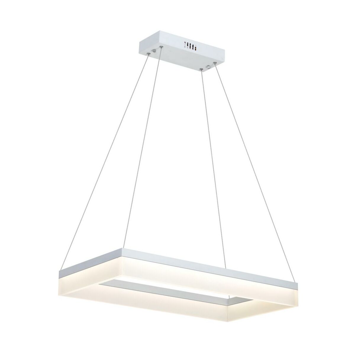 Lampa sufitowa Cubo biała 2520 lm LED Milagro