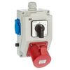 Rozdzielnica elektryczna bez wyposażenia 6276 - 20 / RS - Z L - 0 - P 2 X 2P + Z 3P + N + Z 32A ELEKTRO-PLAST