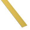 Płaskownik aluminiowy 1 m x 25 x 2 mm anodowany mosiądz