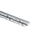 Profil wykończeniowy aluminium kwadrat 8 X 10 mm / 2.5 m Elpol Srebrny Standers