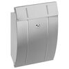 Skrzynka na listy 37.5 x 24.5 x 11.7 cm srebrna A4 STANDERS