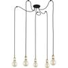 Lampa wisząca pająk QUALLE 1514 czarna E27 TK LIGHTING