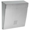 Skrzynka na listy 34 x 35 x 10 cm srebrna A4 STANDERS
