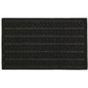 Wycieraczka wewnętrzna ECO RIB 45 x 75 cm gumowa ciemnoszara