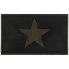 Wycieraczka wewnętrzna STAR 75 x 45 cm gumowa szara