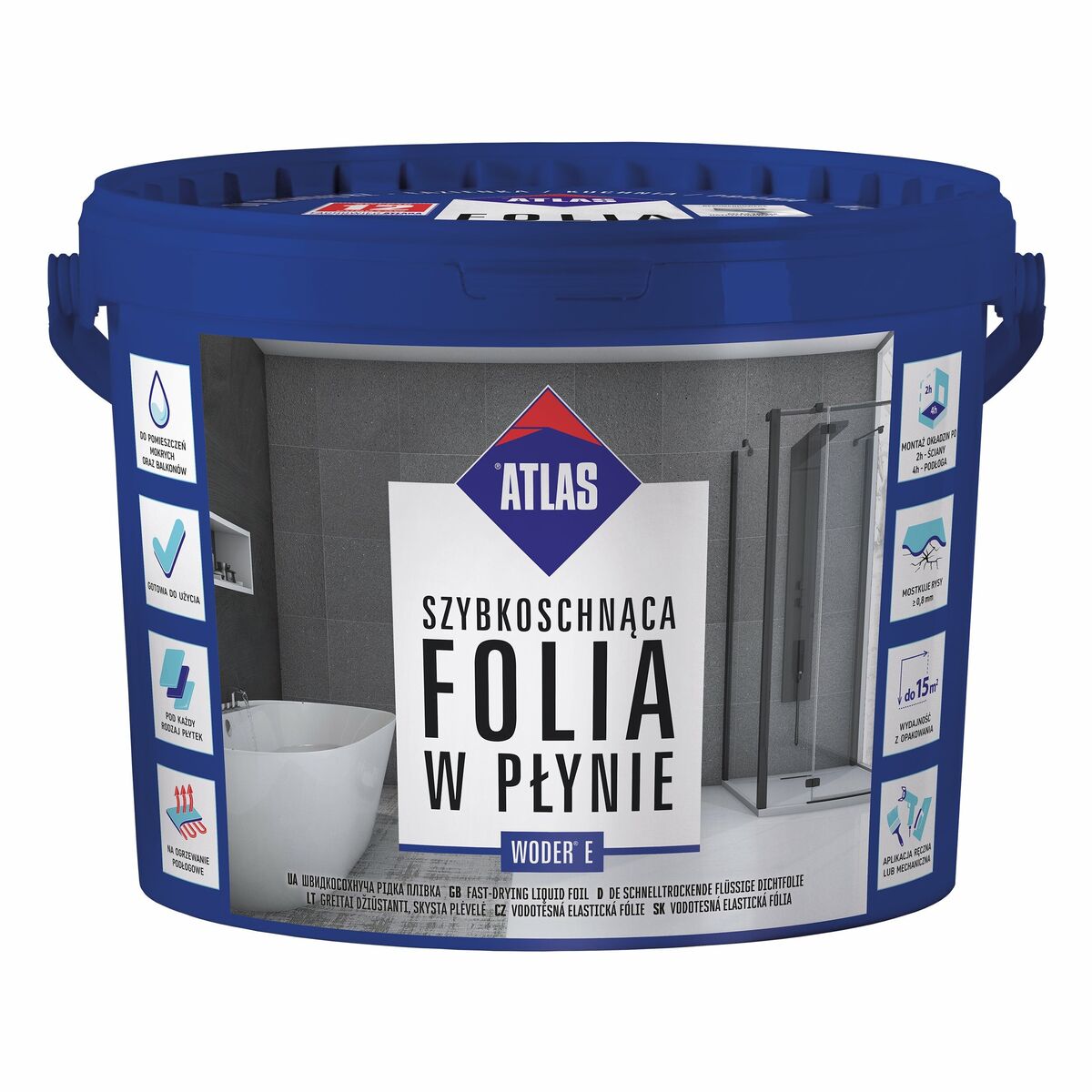Folia w płynie SZYBKOSCHNĄCA 15 kg Atlas