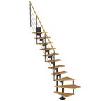 Schody modułowe zabiegowe Antracytowe Boston stopnie szerokość 70 cm Buk 11 sztuk Dolle