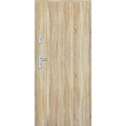 Drzwi wewnętrzne drewniane wejściowe Grafen Top Dąb Sonoma Polska 90 Prawe otwierane na zewnątrz Nawadoor