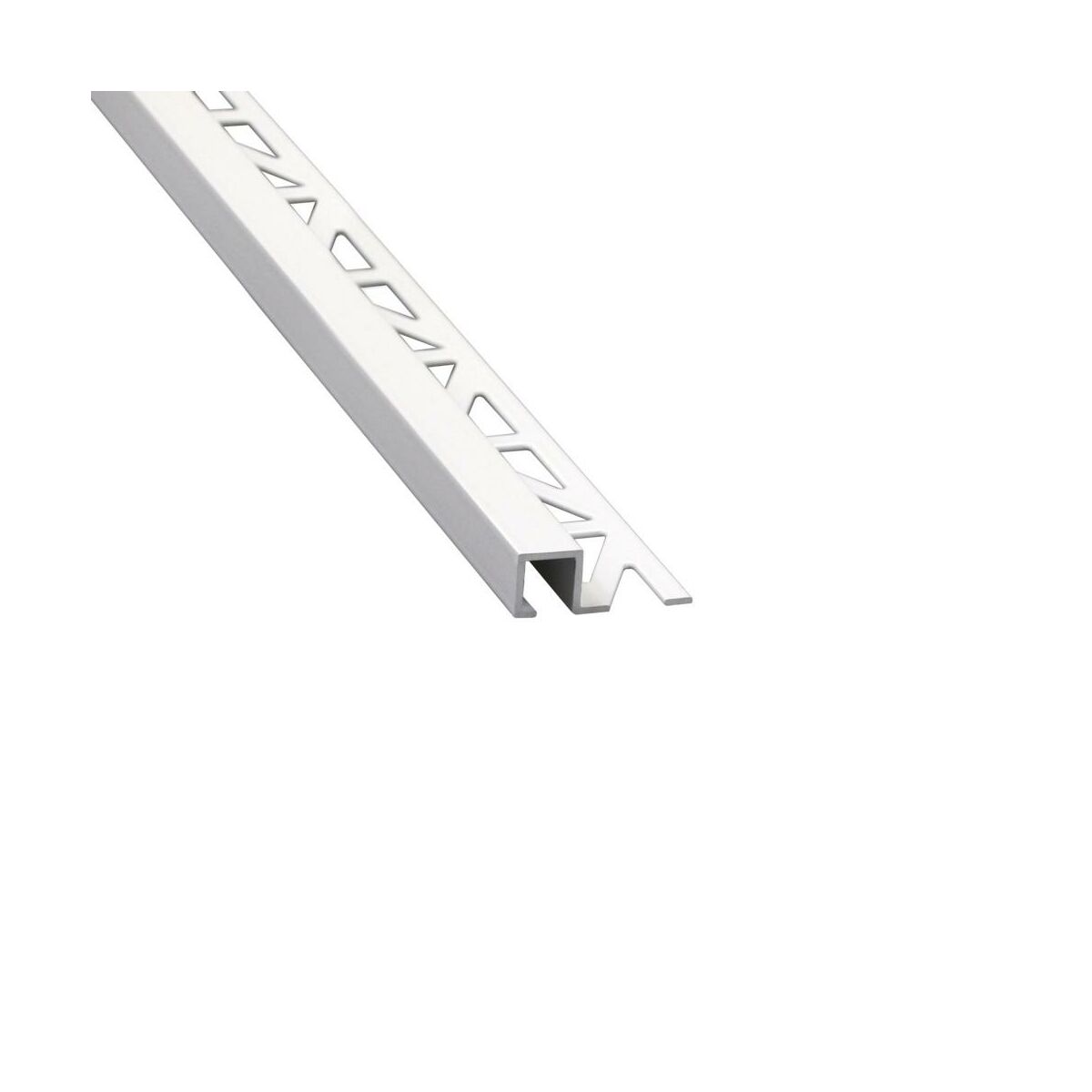 Profil wykończeniowy aluminium kwadrat 12 X 12 mm / 2.5 m Biały Standers