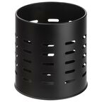 Ociekacz na sztućce czarny PROSTY śr. 12,6 cm x wys. 13,1 cm ADEO