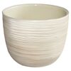 Doniczka ceramiczna 26 cm kremowa KLASYK CERAMIK
