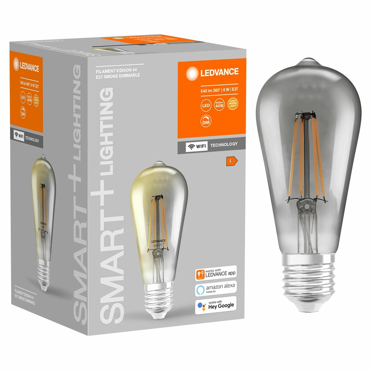 Żarówka Smart LED E27 6 W = 44 W 540 lm Ciepła biel DIM Ledvance