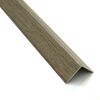 Kątownik PVC 2.6 m x 19.5 x 19.5 mm matowy dąb sonoma