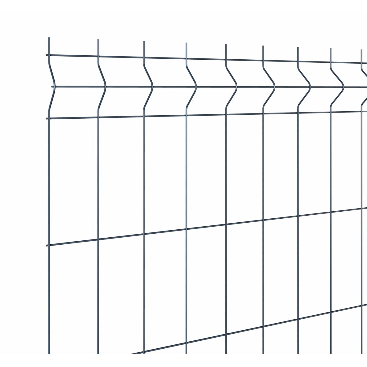 Panel ogrodzeniowy Vera 3D 153x250 cm antracytowy Wiśniowski