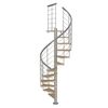 Schody spiralne MONTREAL Style Dąb fornirowany 120 cm DOLLE
