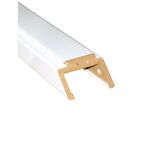 Belka górna ościeżnicy regulowanej 80 Biała 260 - 280 mm Artens