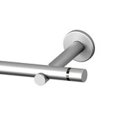 Karnisz TOKYO 160 cm pojedynczy satyna 19 mm metalowy