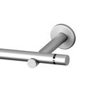 Karnisz TOKYO 160 cm pojedynczy satyna 19 mm metalowy