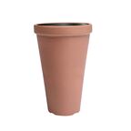Doniczka plastikowa 48 cm brązowa CLASSIC TOWER R736 PROSPERPLAST