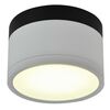 Oprawa natynkowa TUBA IP20 śr. 8.8 cm biało-czarna LED CANDELLUX