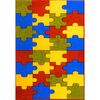 Dywan dziecięcy PUZZLE multikolor 200 x 300 cm WELTOM