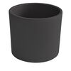 Osłonka ceramiczna 17 cm antracytowa WALEC CERAMIK